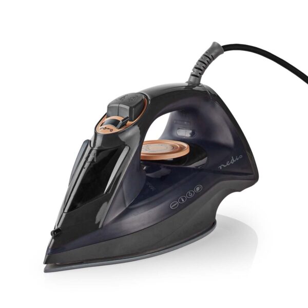 Nedis IRON1000 Stoomstrijkijzer 2200 W Stoomstoot Keramiek 0.26 L
