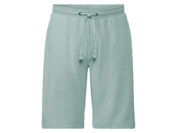 LIVERGY Heren sweatshorts (S, Groen)