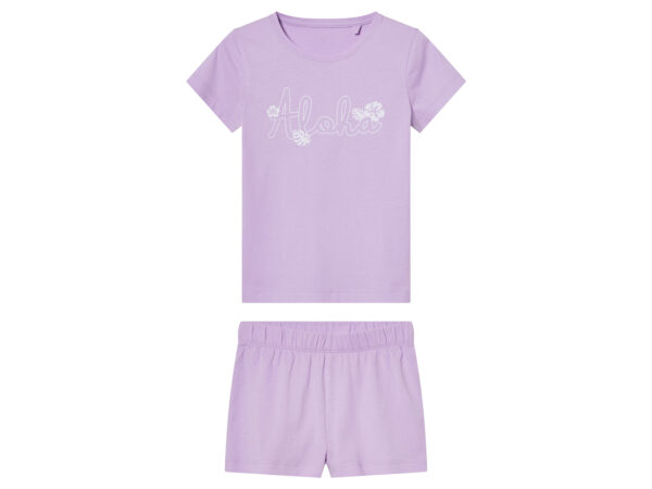 lupilu Korte kinderpyjama (Lila, 98/104)