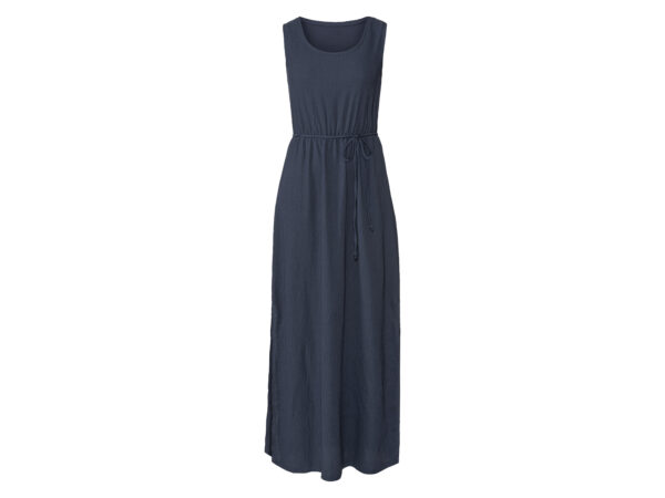 esmara Dames maxi-jurk (Marineblauw, XS (32/34))