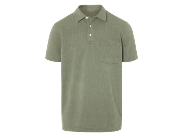 LIVERGY Polo heren (Kaki, S)