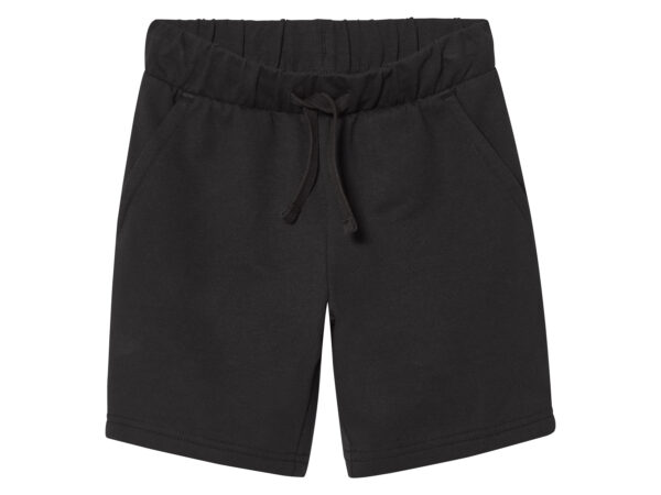 Korte kinder broek (Zwart, 110/116)