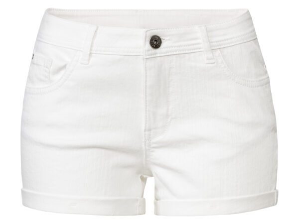 esmara Dames jeansshort (Wit, 46)