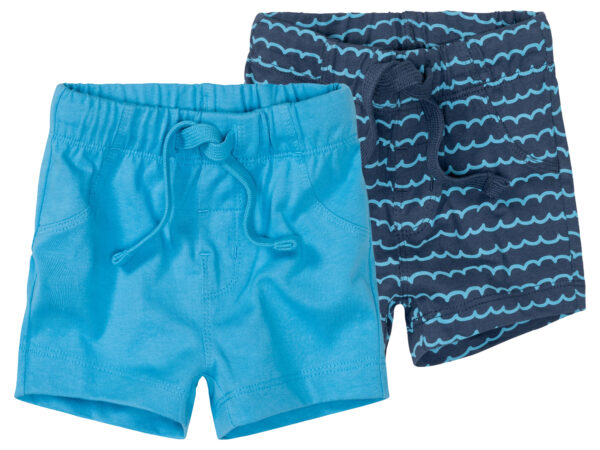 lupilu Baby jongens shorts (62/68, Donkerblauw/blauw)