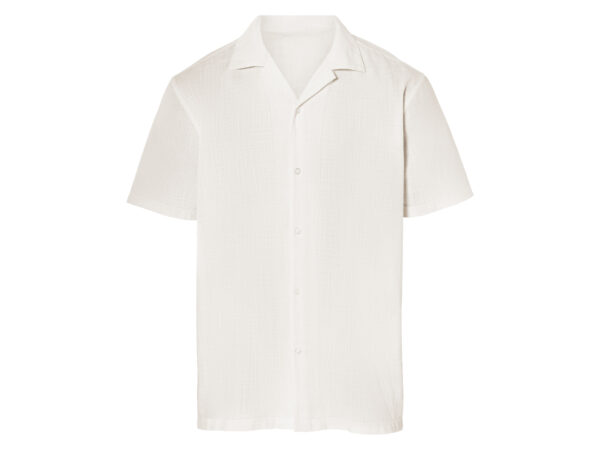 LIVERGY Heren overhemd (Wit, XL)