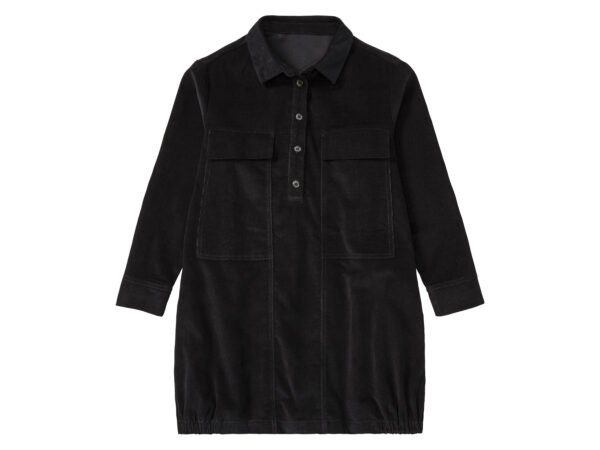 pepperts! Meisjes corduroy jurk (Zwart, 146)
