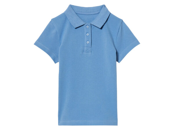 2 kinder poloshirts (Blauw, 122/128)