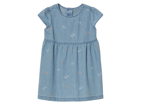 lupilu Peuter denim jurk (Lichtblauw, 110)
