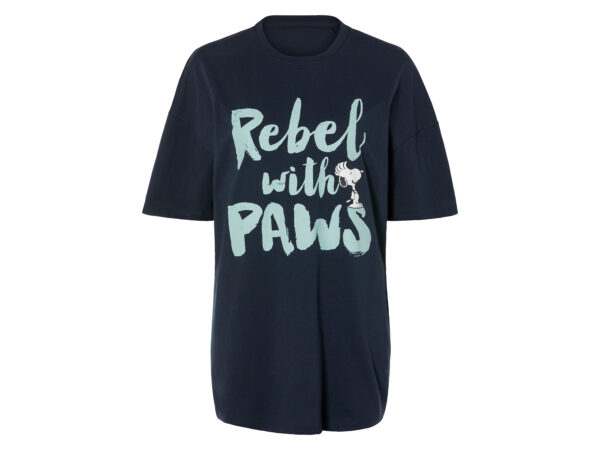 Dames bigshirt (Donkerblauw, XS (32/34))