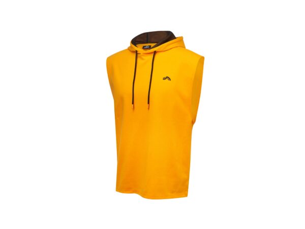 CRIVIT Heren hoodie zonder mouwen (Oranje, M)