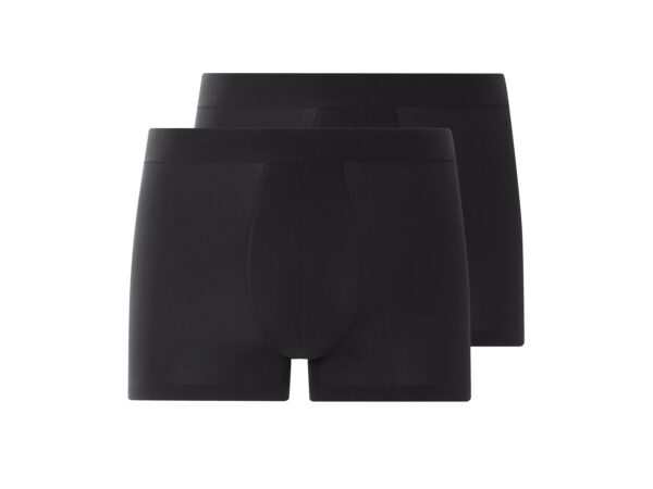 LIVERGY 2 heren boxers (Zwart, M)