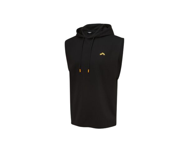 CRIVIT Heren hoodie zonder mouwen (Zwart, M)