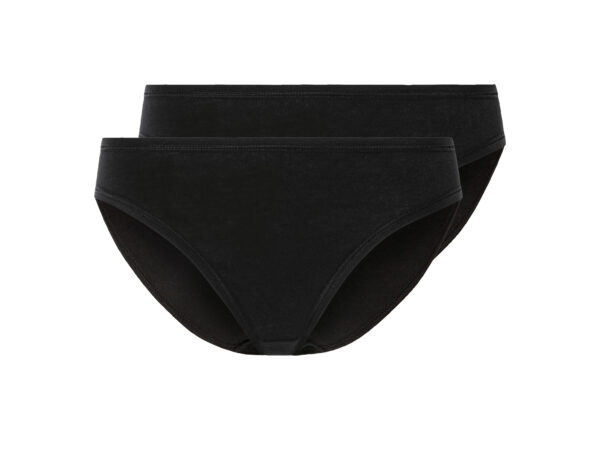 esmara 2 dames slips (Zwart, XL (48/50))