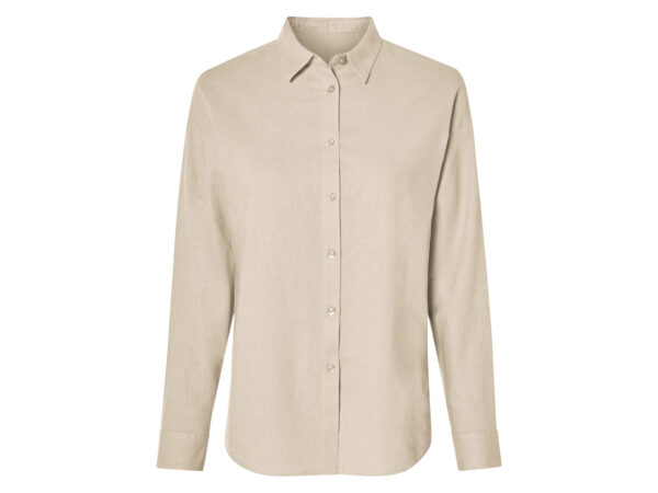 esmara Linnen dames blouse (Beige, 40)