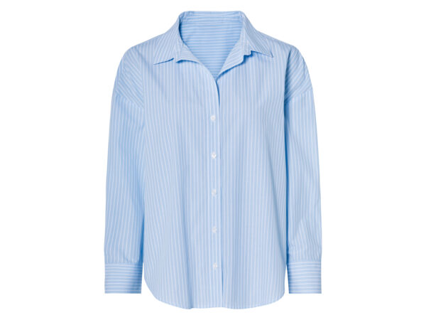 esmara Dames blouse (Blauw/gestreept, 44)