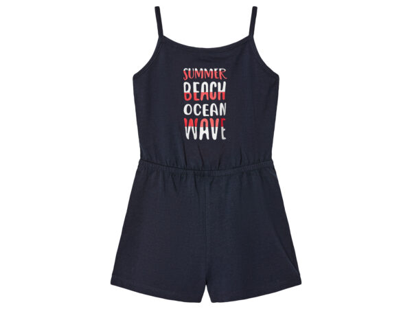 lupilu Kinder jumpsuit (110/116, Marineblauw)