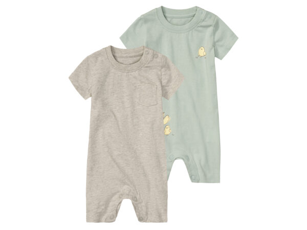 lupilu 2 baby pyjama&apos;s (Mint/beige, 74)