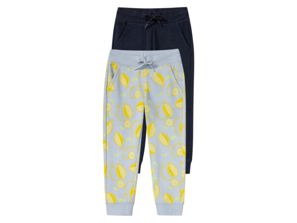 lupilu Meisjes joggingbroek (122/128, Blauw)