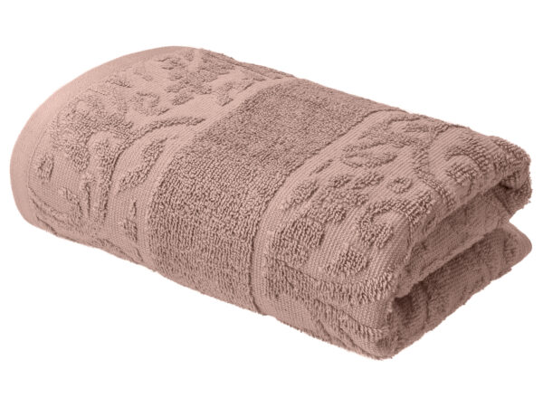 LIVARNO Set van 2 handdoeken 50 x 100 cm (roze/patroon)