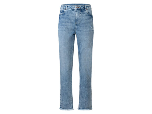 esmara Dames jeans straight-fit (36, Lichtblauw)