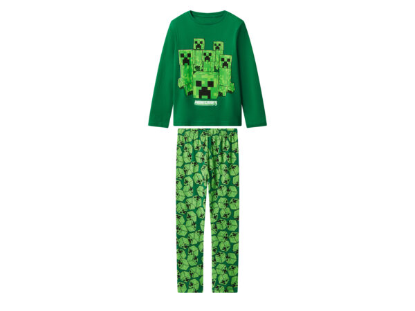 Kinder pyjama Minecraft (Groen, 158/164)