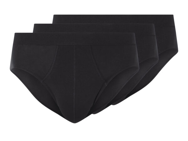 LIVERGY 3 heren onderbroeken - Plus size (Zwart, XXL)