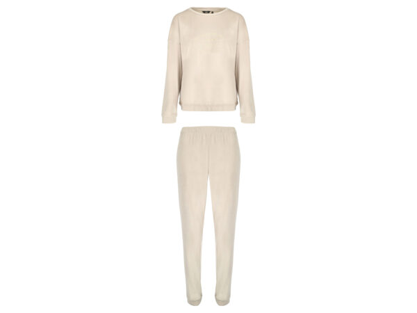 MEXX Fleece dames pyjama (L, Wit)