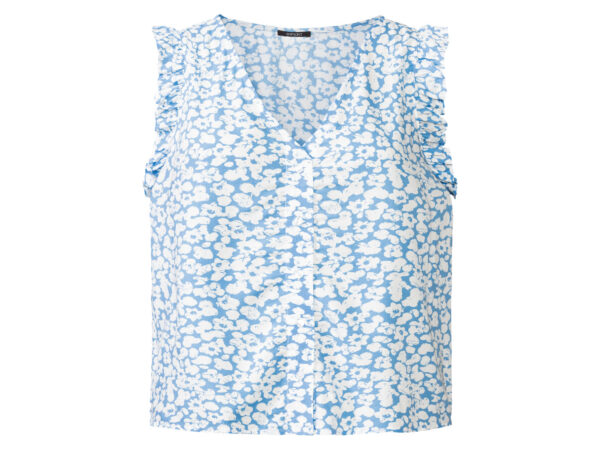 esmara Dames blousetop (40, Blauw)