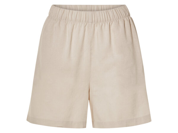 esmara Linnen dames short (Beige, 44)