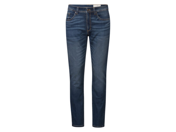 LIVERGY Heren jeans - Slim fit (54, Donkerblauw)