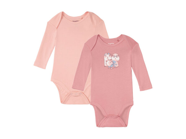 lupilu Baby meisjes rompertjes (Lichtroze/roze, 62/68)