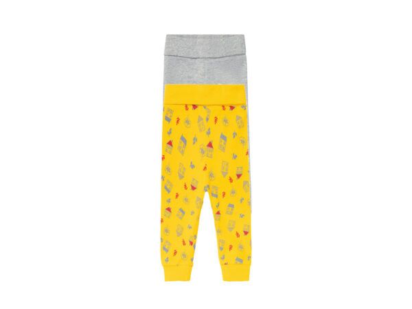 lupilu Baby joggingbroek (Geel/grijs, 62/68)