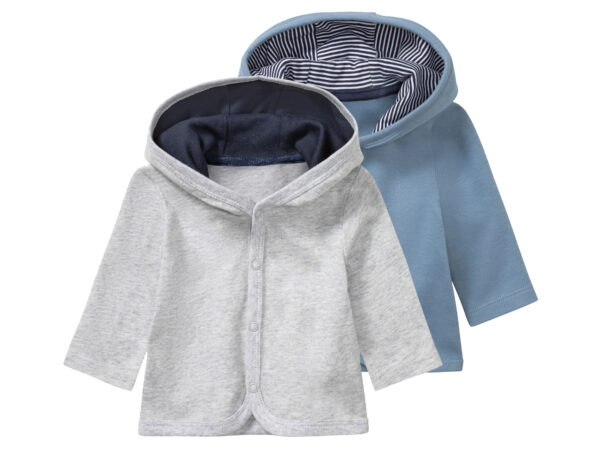 lupilu Baby jas (74/80, Grijs/blauw)