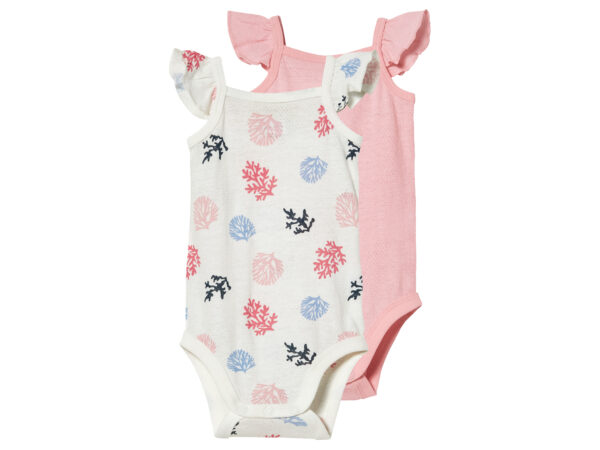 lupilu Baby rompertjes (roze/wit, 62/68)