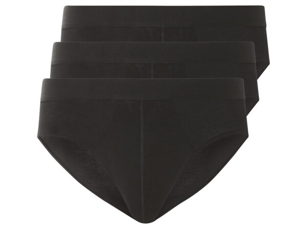 LIVERGY Herenslips 3-pack (Zwart, S)