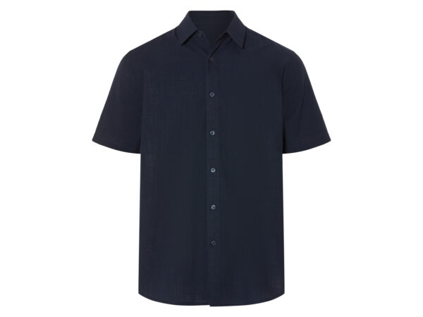 esmara Men Heren overhemd (Marineblauw, S)