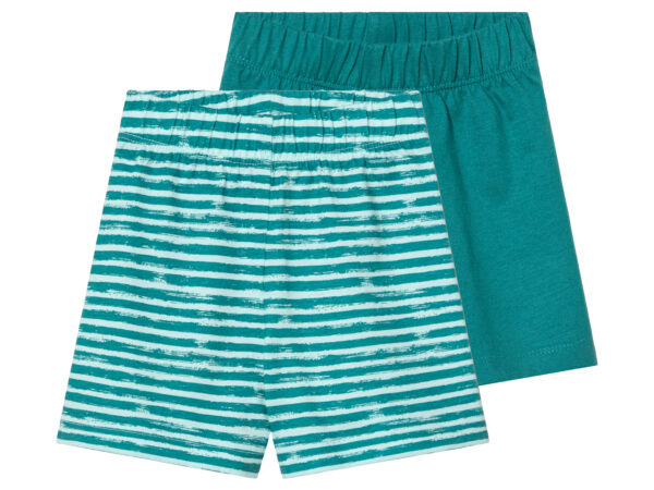 lupilu 2 baby shorts (50/56, Petrol/wit)