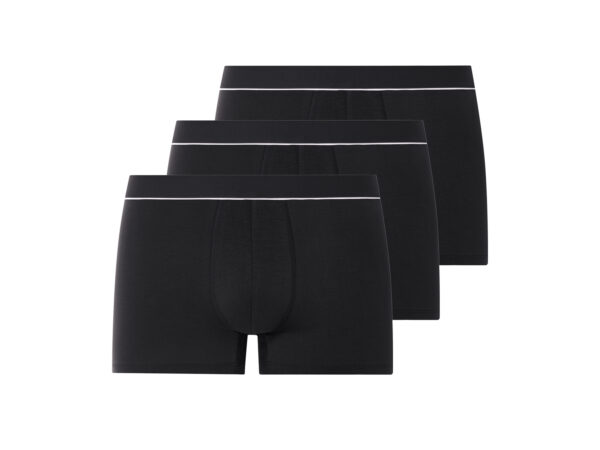 esmara Men 3 Heren boxers (Zwart, L)