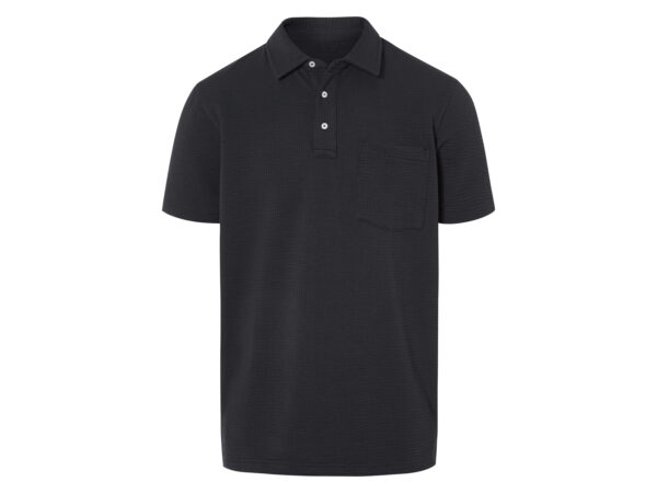 LIVERGY Polo heren (Zwart, M)