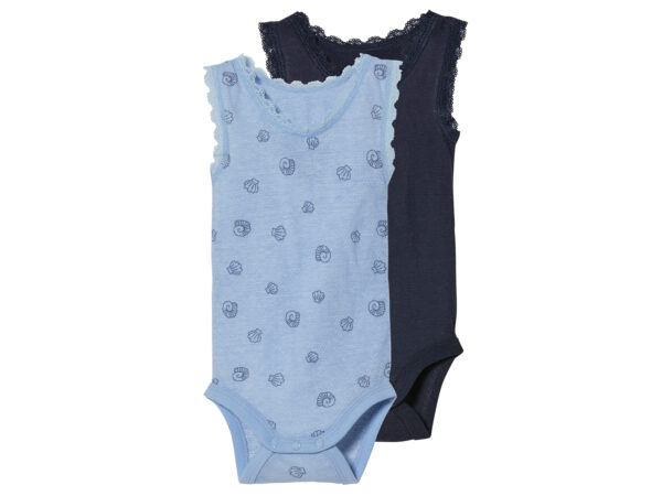 lupilu Baby rompertjes (Donkerblauw/blauw, 74/80)