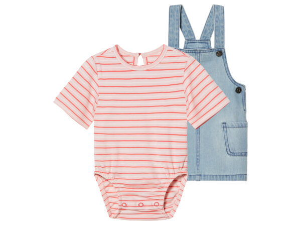 lupilu Babyset (92, Lichtblauw/roze)