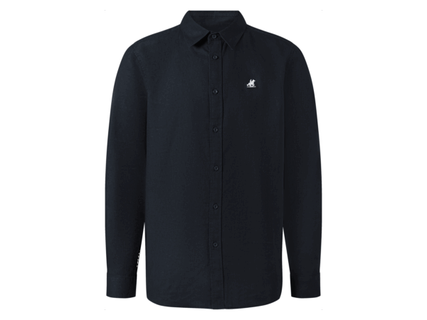 Heren overhemd (Marineblauw, XXL)